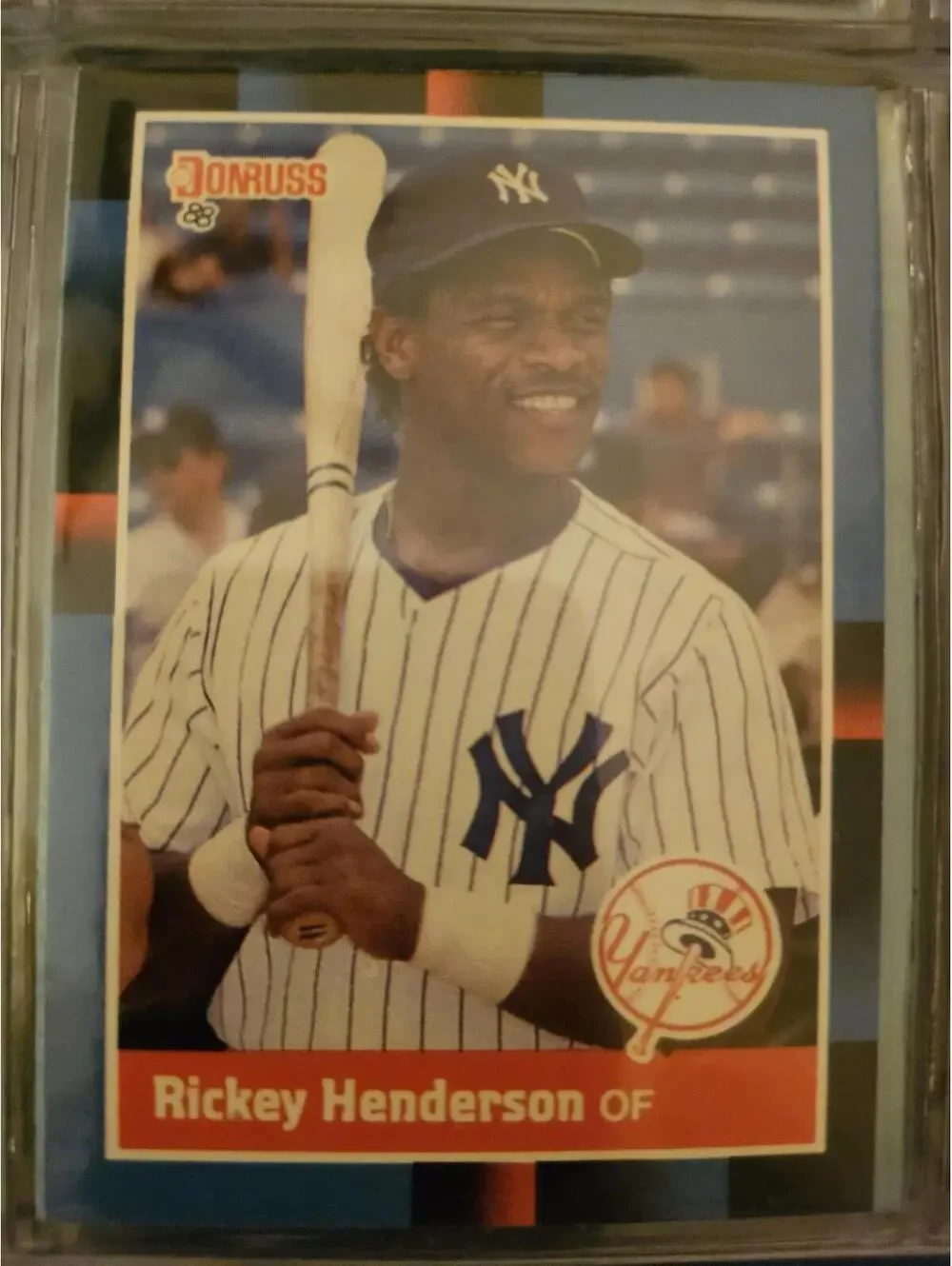 Rickey Henderson - HOF - 1988 Donruss  #277 - Yankees - MLB